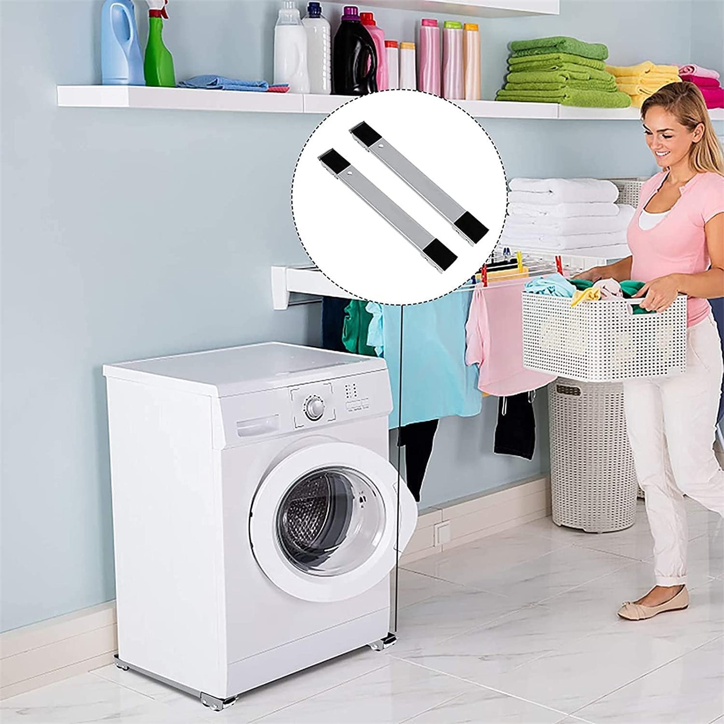 Multifunctional removable and adjustable base