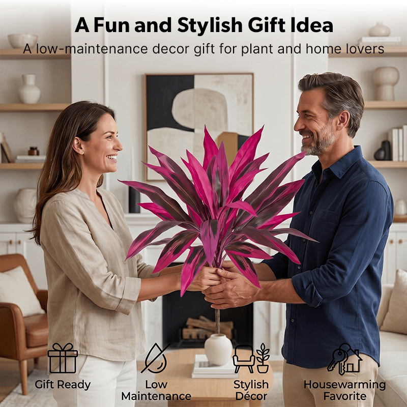 š Motherās Day 60% OFF - Artificial Boston Fern & Dragon's Blood Tree Plants