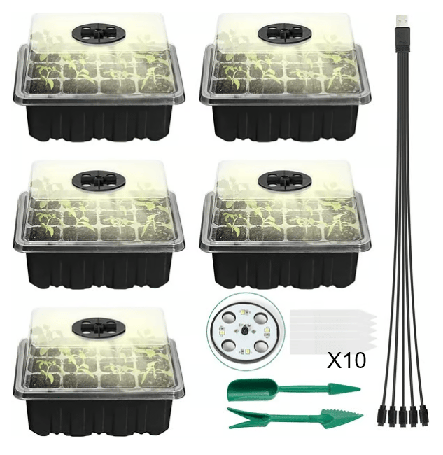 Adjustable Humidity Seed Starter Trays