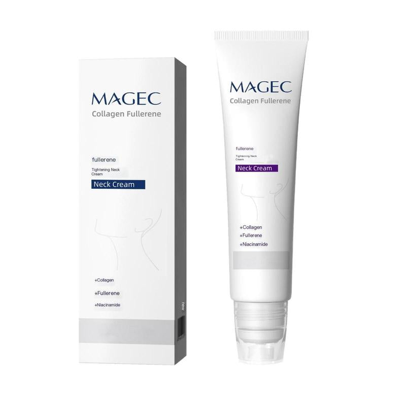 5-Roller Massage Neck Cream | Hyaluronic Acid + Vitamin C&E for Wrinkles & Double Chin