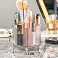 Transparent [rotating pen barrel] + electroplated feet