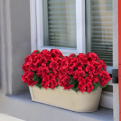 🌸 LAST DAY 49%OFF🌸 Bundles Artificial Geranium Flowers For Outdoors Geranium Flowers Outdoor Artificial Flowers UV Resistant Garden Plants Faux Flowers For Home Kitchen Table Centerpieces Patio Decor