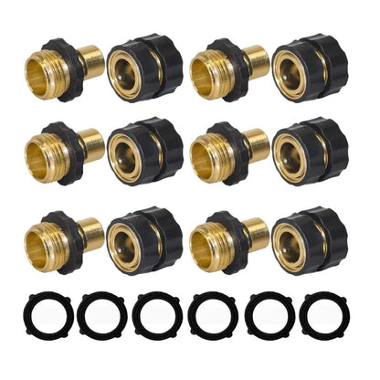 Garden water pipe quick connector