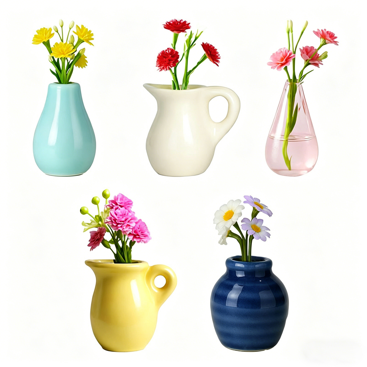 🎁🌸 Mini Ceramics Vase Fridge Magnet