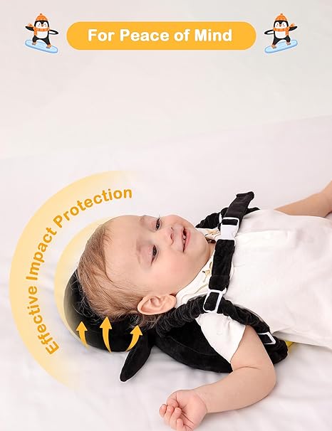 Baby head protection backpack, preventing falls when young children walk