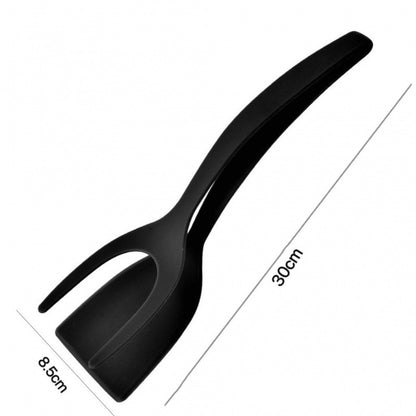 🔥🔥🔥50% OFF -Silicone 2-in-1 Grip and Flip Kitchen Tongs – Heat Resistant & Scratch Free