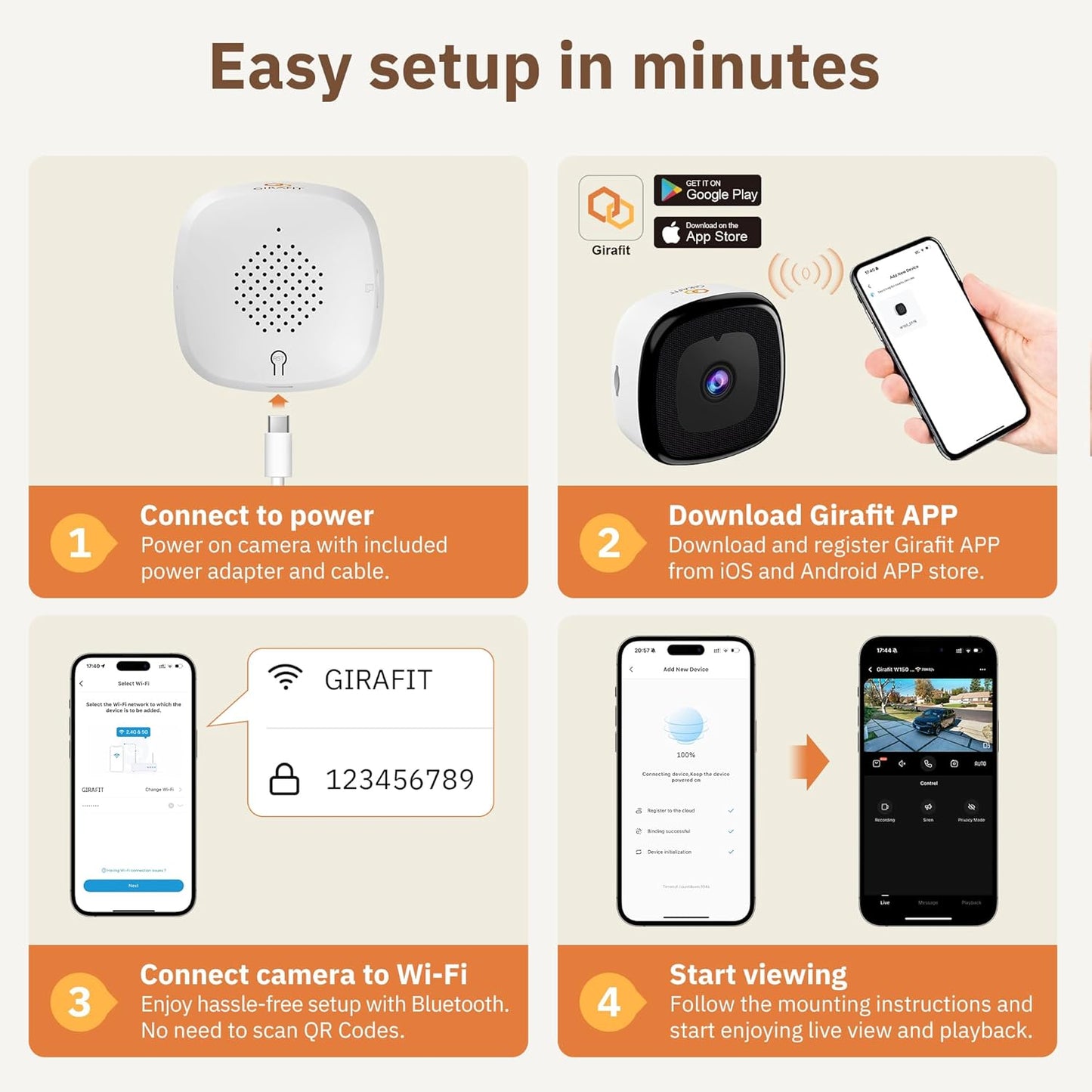 🎥 Color Night Vision 🌙 24/7 Recording & Smart Alerts 🚨 Easy Install! 🔒