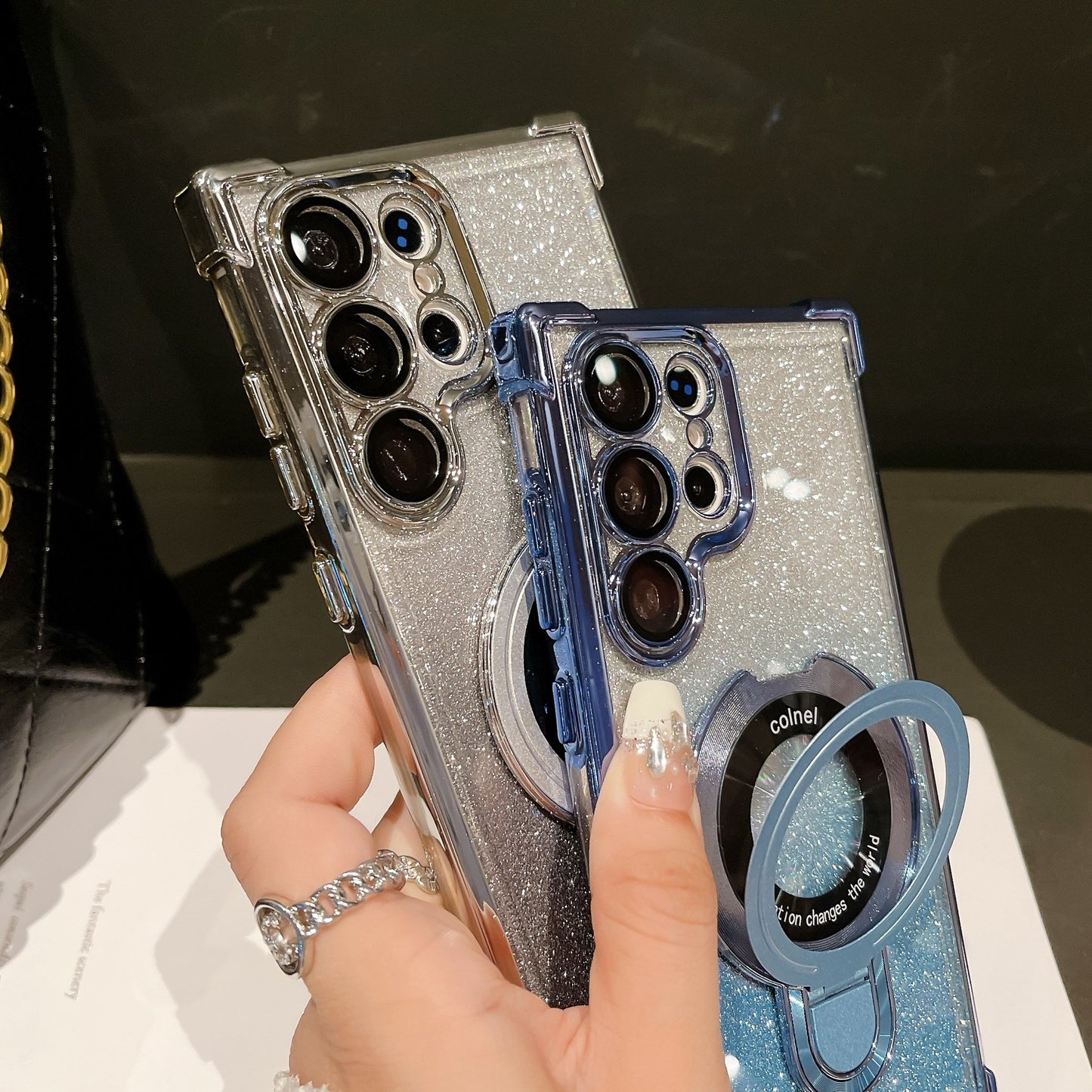 Suitable For Samsung Series Electroplated Magnetic Mobile Phone Cases