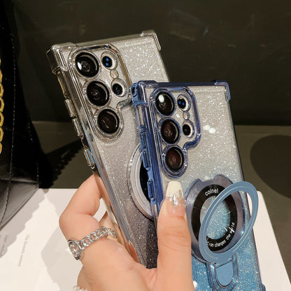 Suitable For Samsung Series Electroplated Magnetic Mobile Phone Cases