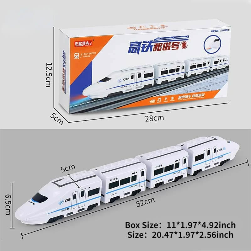 🎁 Hot Sale 50% OFF🚅Electric Universal Simulation High Speed Railway Harmony Train Toy
