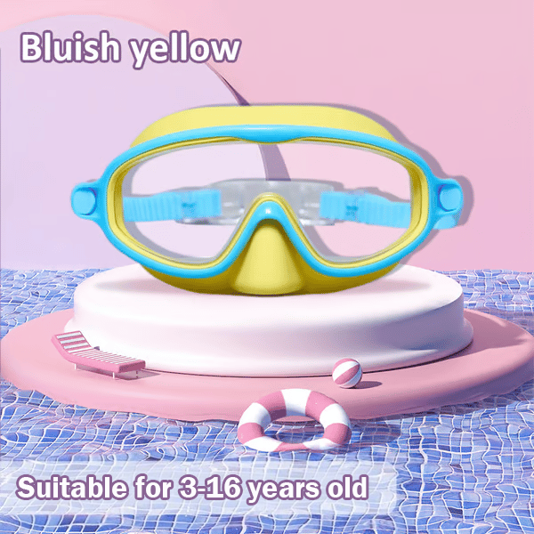 🏊‍♀️Last Day Buy 1 Get 1 Free🏊‍♀️HD children's large frame waterproof and anti-fog swimming goggles