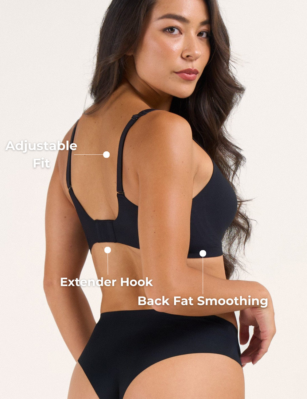Deep V Push-Up Seamless Wireless Jelly Bra
