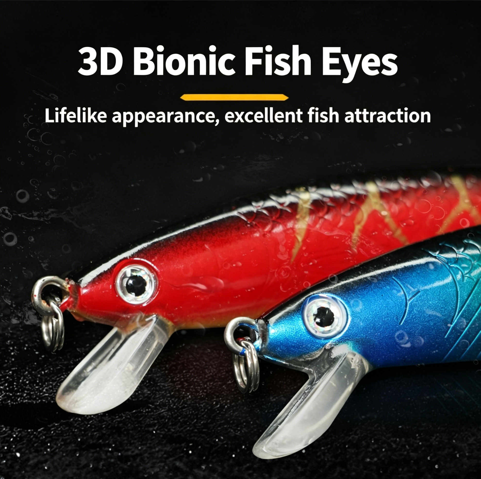 10cm/9g Floating Minnow Fishing Lure（10PCS）