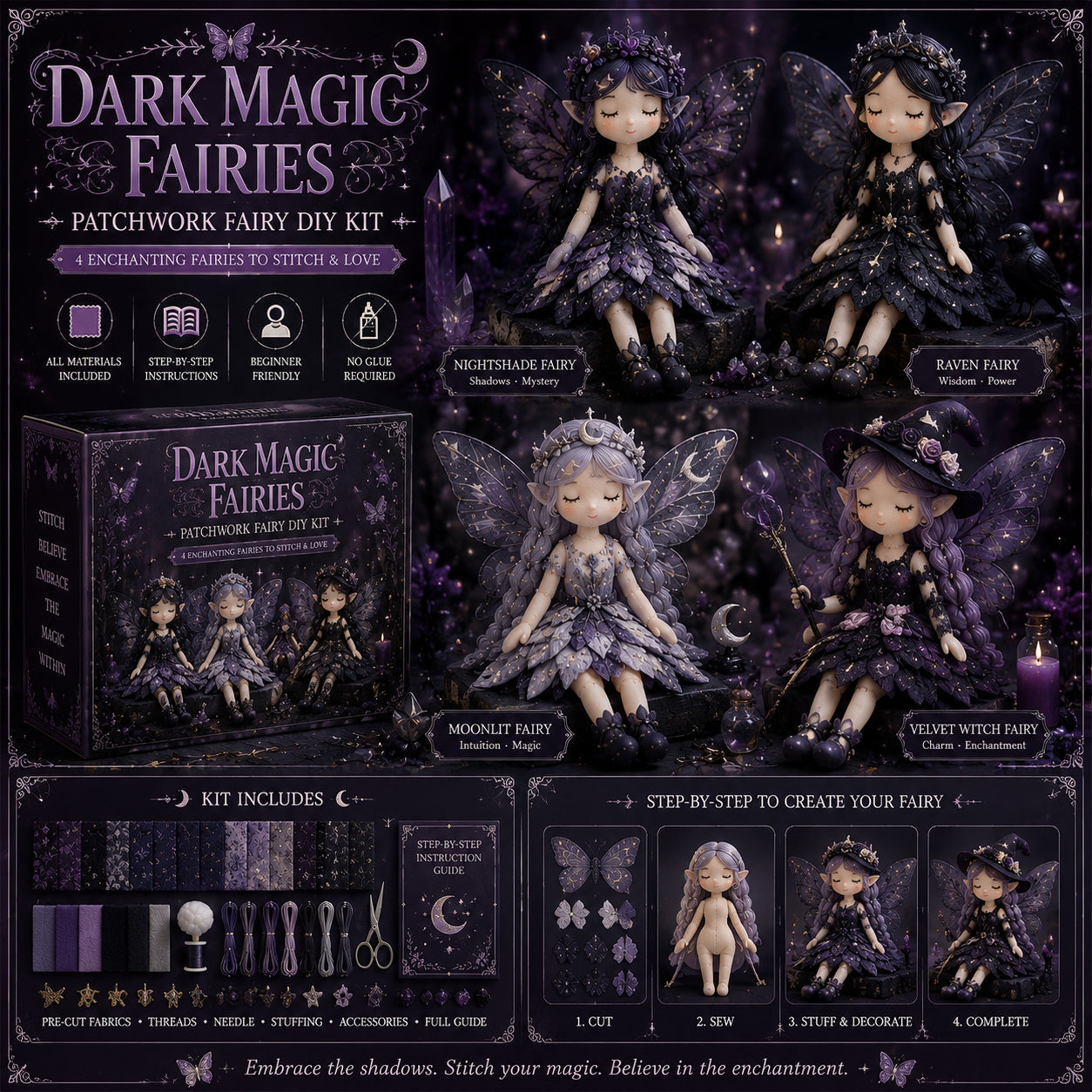 Fairy Patchwork DIY Collection ⚡