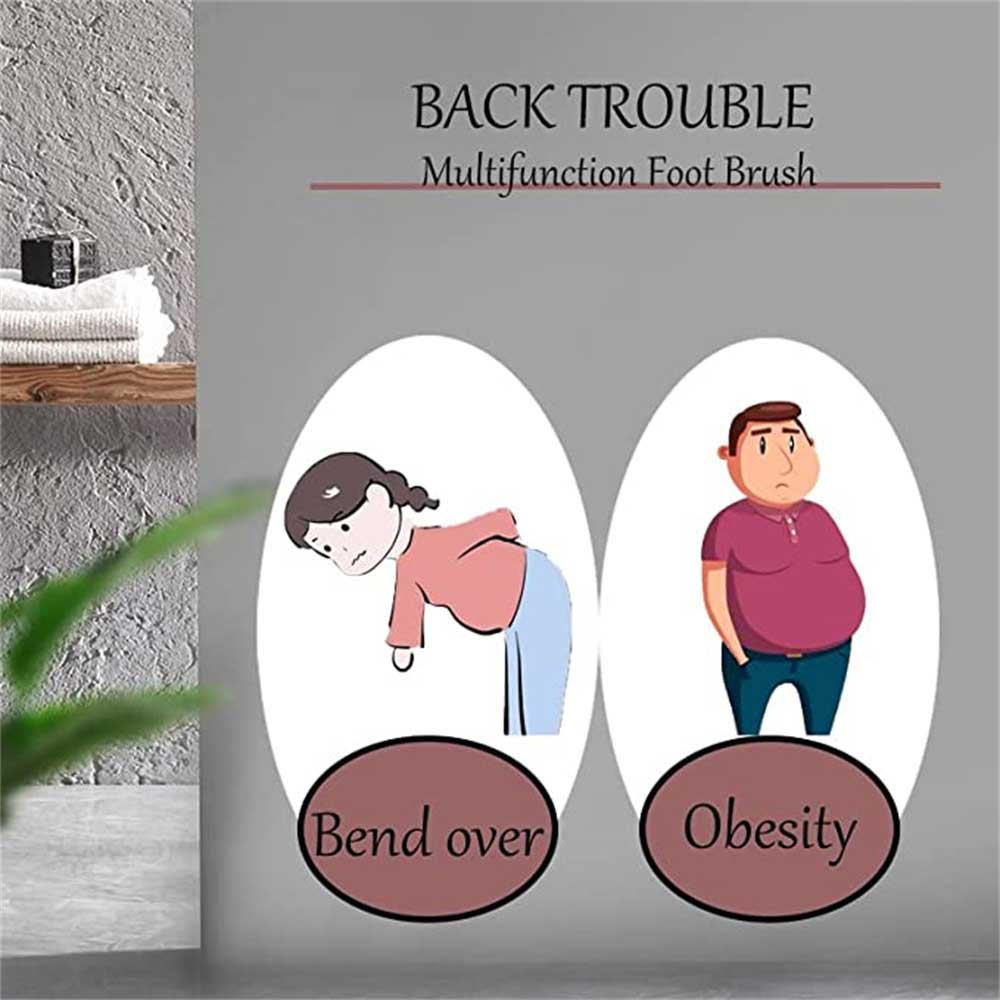 A perfect tool for bathing, rubbing feet and back