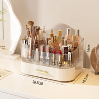 Cream-colored second layer [1 drawer + rotating bucket】
