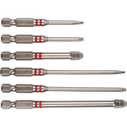 ✨🛠️Screwdriver Bits Set 6pcs with Magnetic Hex Shank Pagoda-Shaped Design in Multiple Sizes for Electric Drills and Wrenches