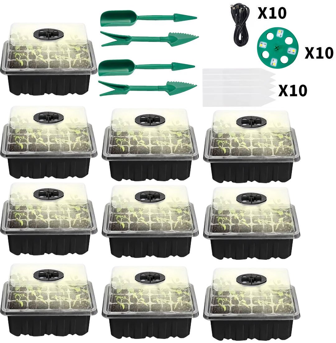 Adjustable Humidity Seed Starter Trays