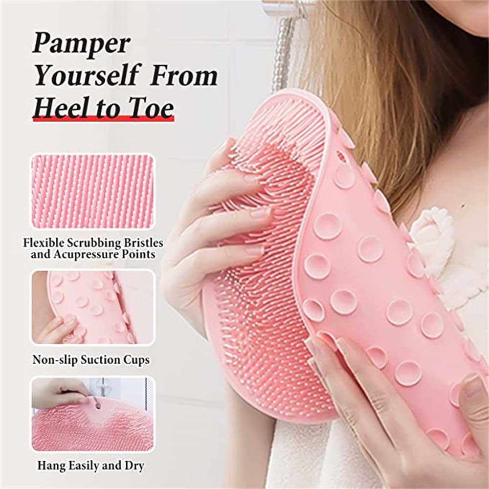 A perfect tool for bathing, rubbing feet and back