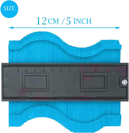 ⏳Time-Limited Special⏰Contour Gauge Profile Tool – Laminate Flooring Tools for Carpets, Tiles, Flower Strips – DIY Profile Gauge Duplicator Tool for Measuring, Marking, Duplicating and Installing