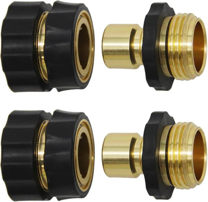 Garden water pipe quick connector