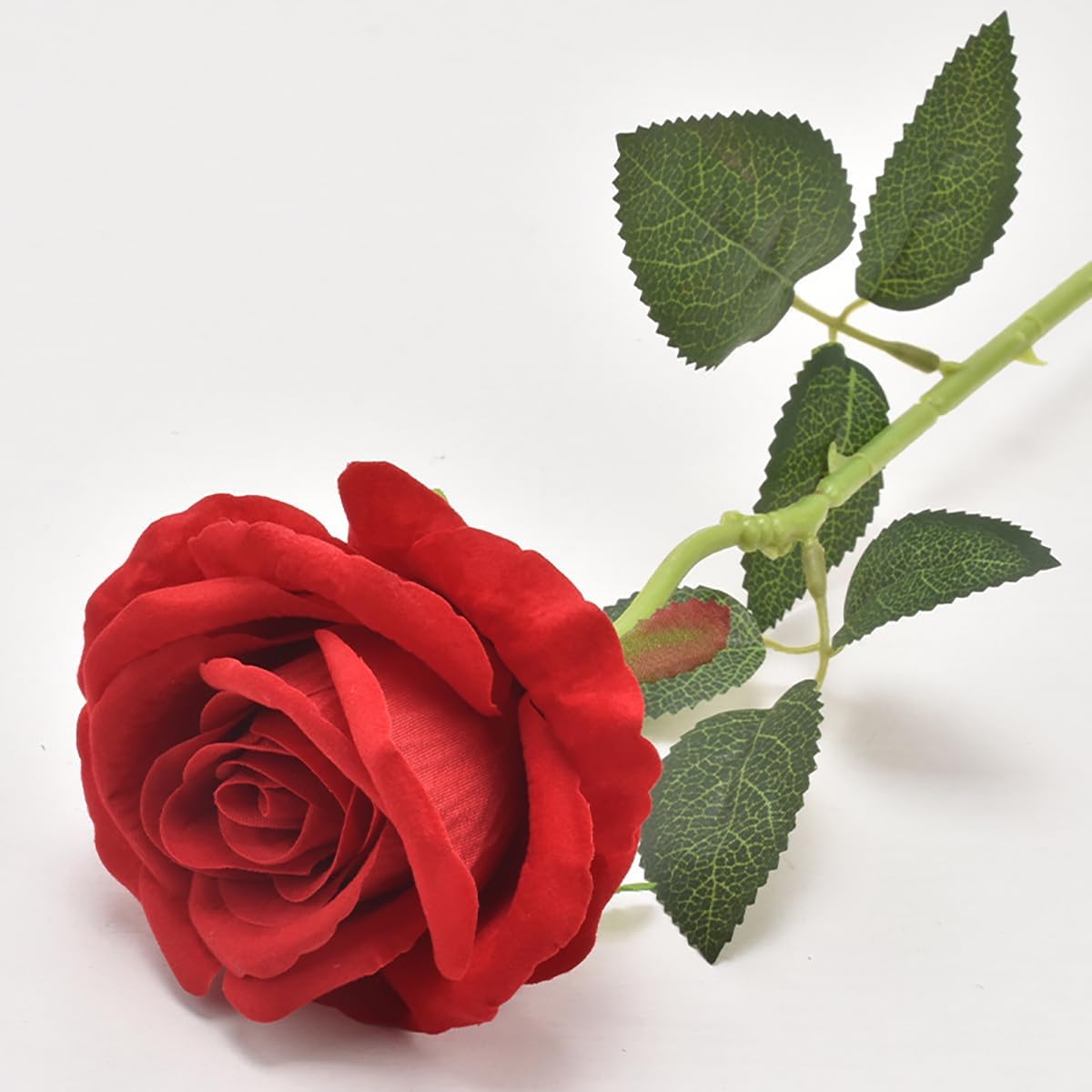 Multi-Color Real Touch Artificial Roses, 10 Pcs Long Stem Silk Faux Roses for Home Wedding Hotel Office Centerpiece Decor