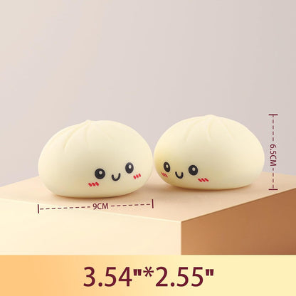 Stress-relieving toy expression buns