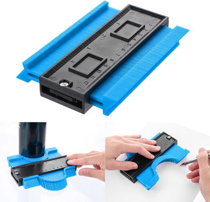 ⏳Time-Limited Special⏰Contour Gauge Profile Tool – Laminate Flooring Tools for Carpets, Tiles, Flower Strips – DIY Profile Gauge Duplicator Tool for Measuring, Marking, Duplicating and Installing