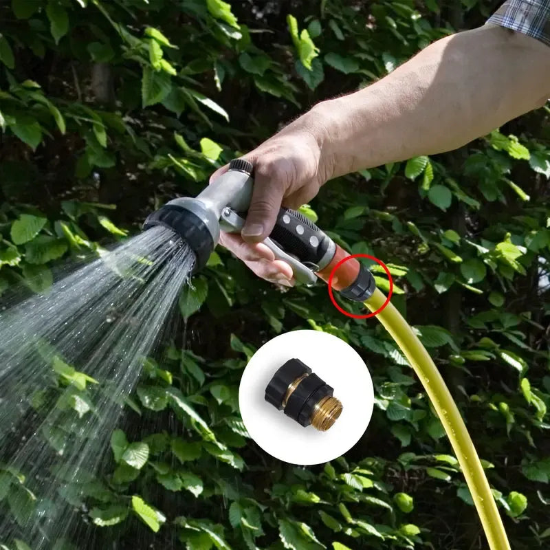 Garden water pipe quick connector
