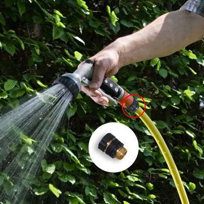 Garden water pipe quick connector
