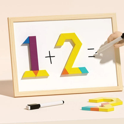 🔥Wooden Magnetic Pattern Block Puzzle Set🧩