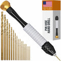 Pin Vise Hand Drill Manual - Jewelry w/Micro Drill Bits