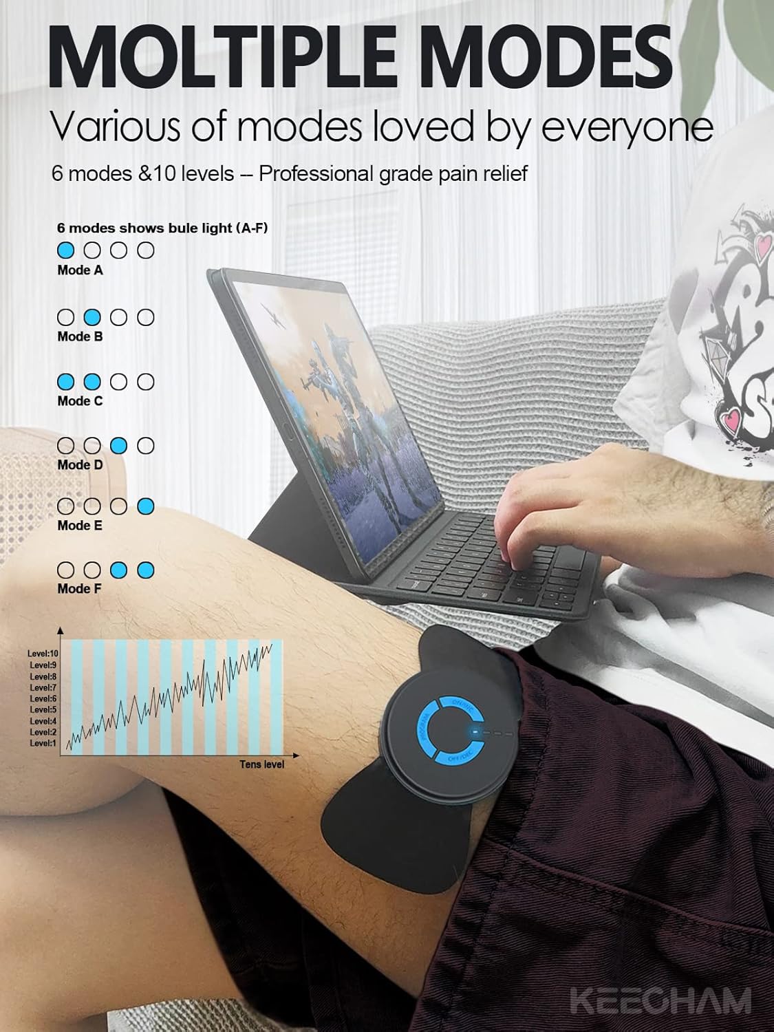 Mini Massager & Tens and Powered Muscle Stimulator