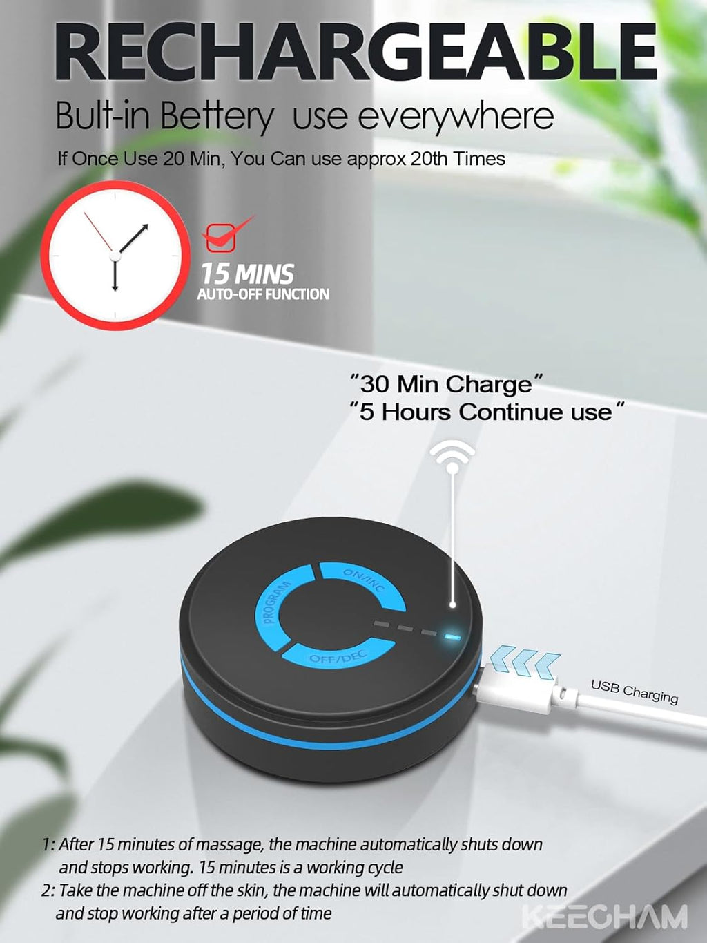 Mini Massager & Tens and Powered Muscle Stimulator