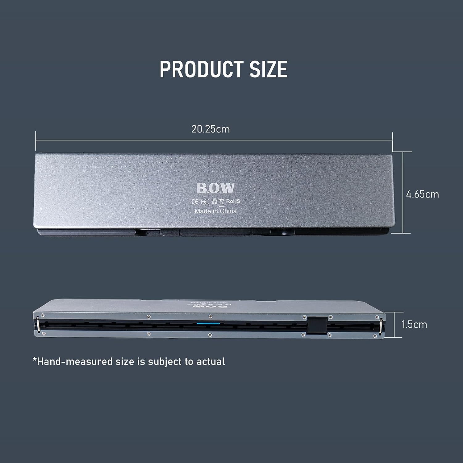 Foldable Bluetooth keyboard（pplicable to smart phones/ipads/tablets/PCS）