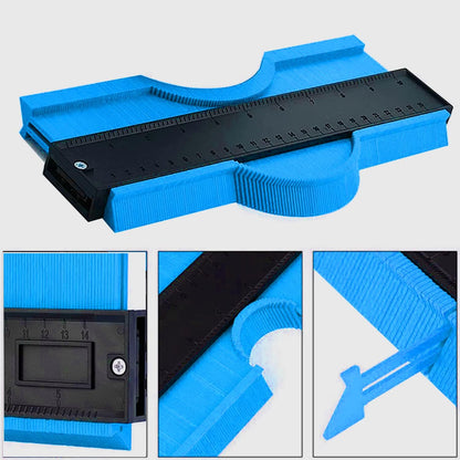⏳Time-Limited Special⏰Contour Gauge Profile Tool – Laminate Flooring Tools for Carpets, Tiles, Flower Strips – DIY Profile Gauge Duplicator Tool for Measuring, Marking, Duplicating and Installing