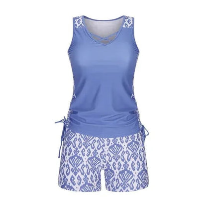 Women's Fashion Two-Piece Tankini Set