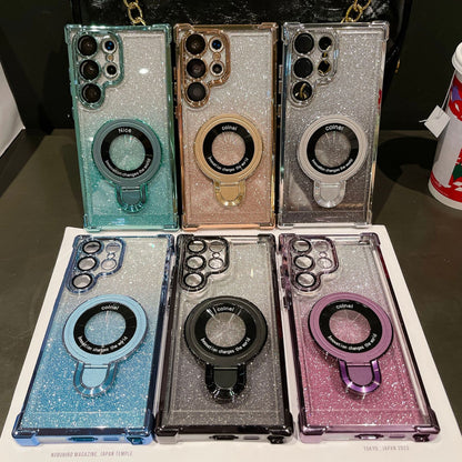 Suitable For Samsung Series Electroplated Magnetic Mobile Phone Cases