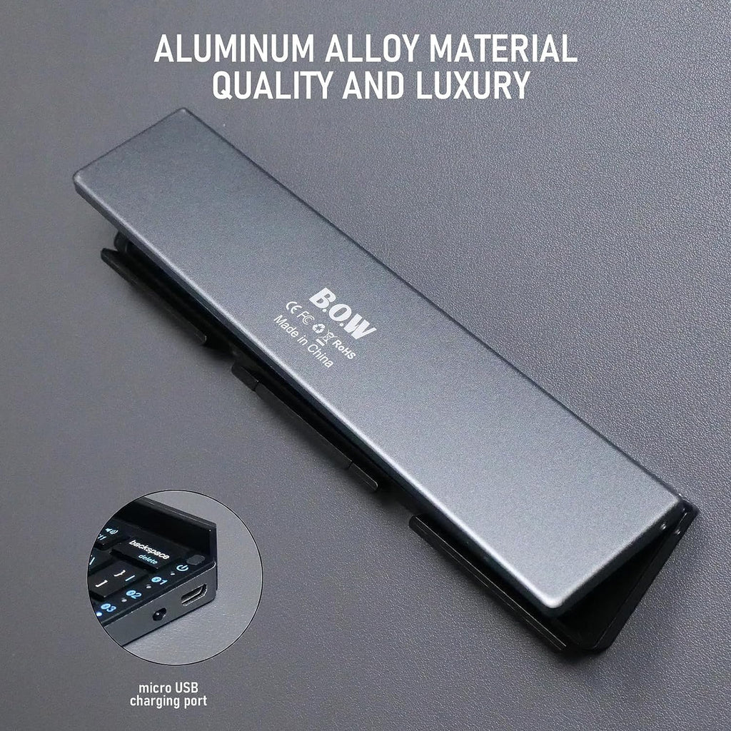 Foldable Bluetooth keyboard（pplicable to smart phones/ipads/tablets/PCS）