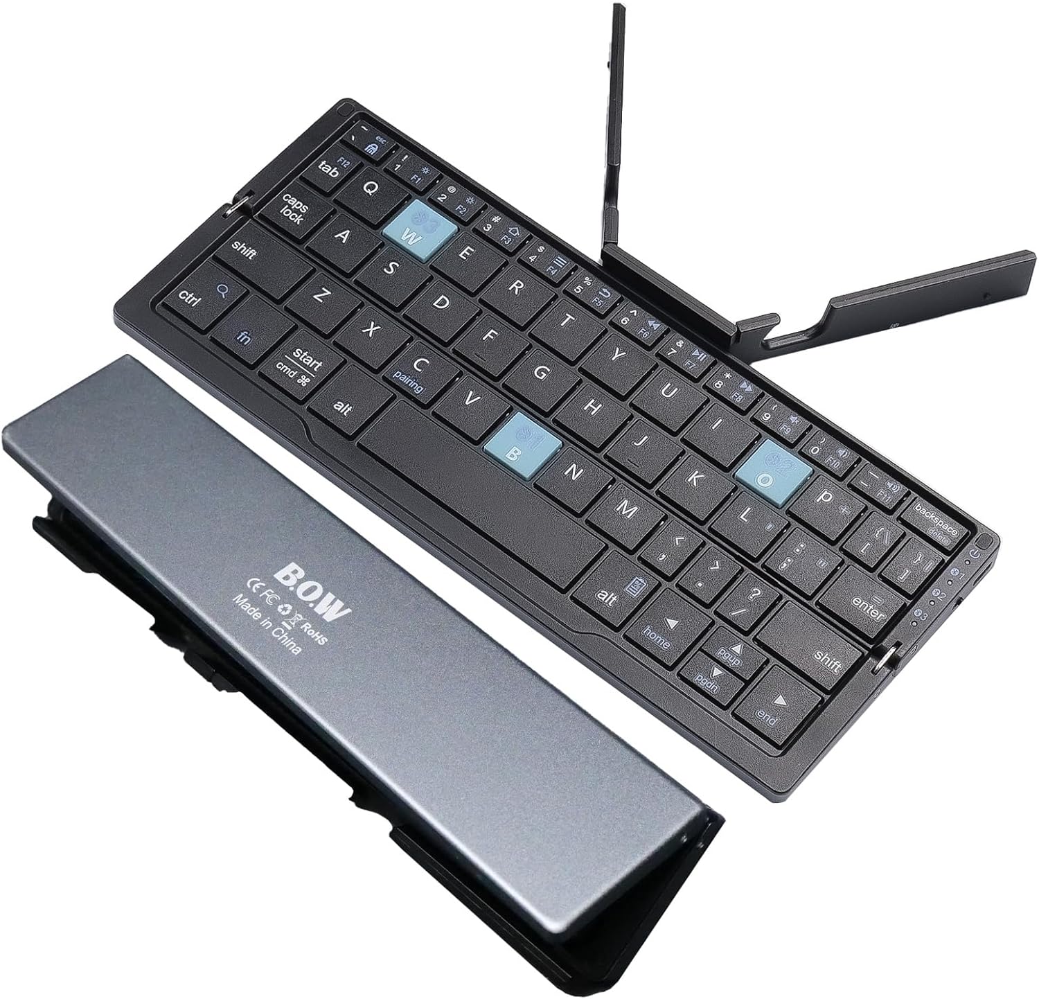 Foldable Bluetooth keyboard（pplicable to smart phones/ipads/tablets/PCS）