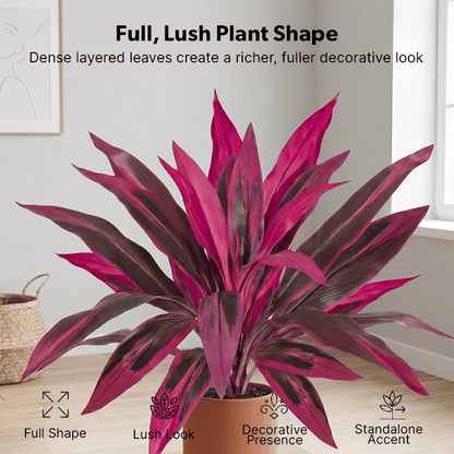 🎁 Mother’s Day 60% OFF - Artificial Boston Fern & Dragon's Blood Tree Plants