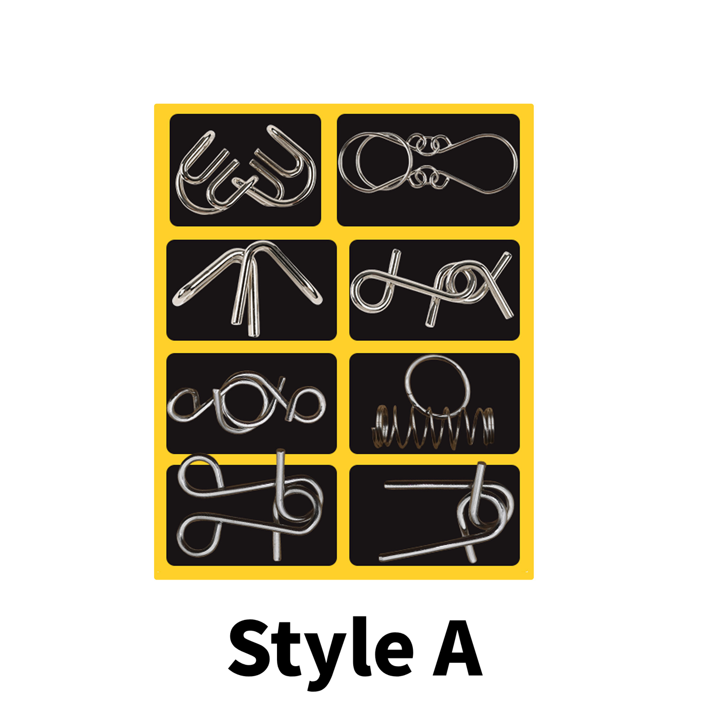 🎁 Metal Montessori Puzzle Solving