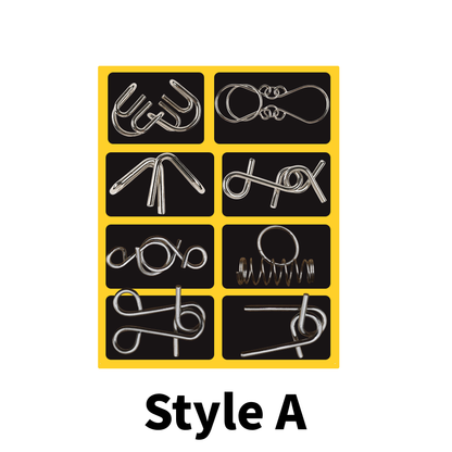 🎁 Metal Montessori Puzzle Solving