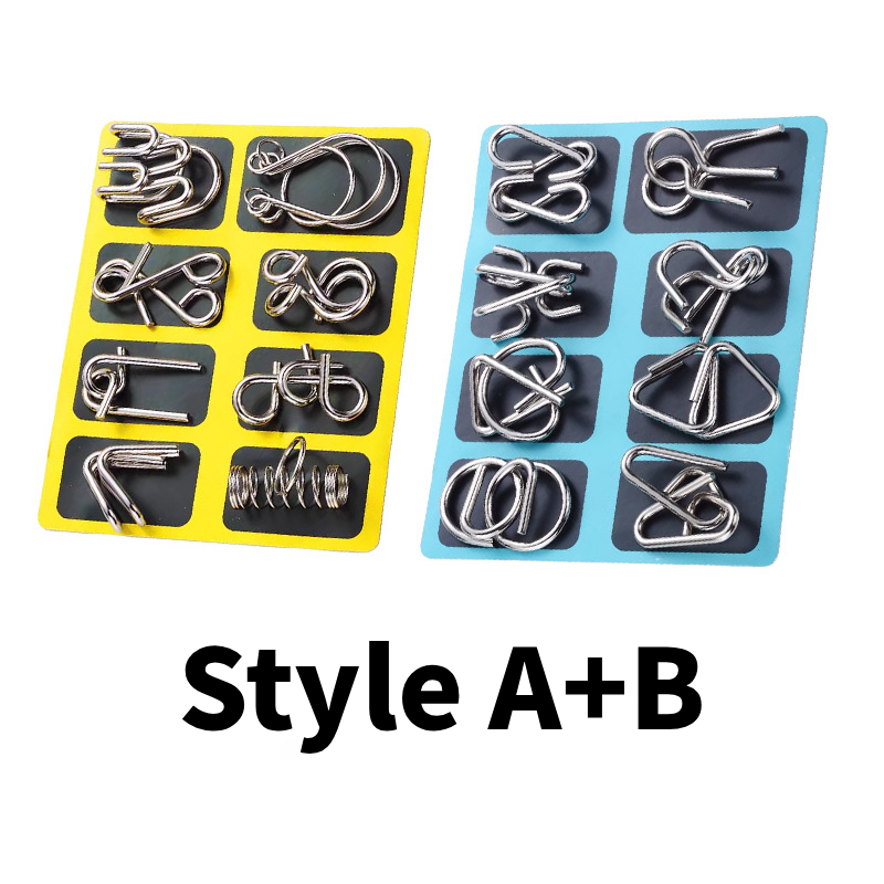 🎁 Metal Montessori Puzzle Solving