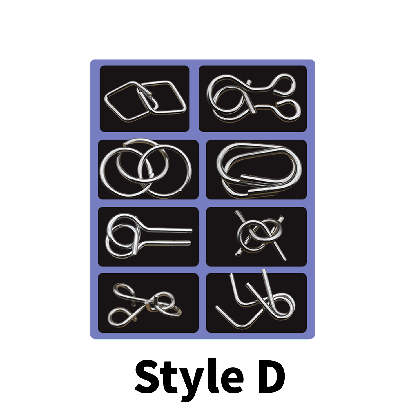 🎁 Metal Montessori Puzzle Solving