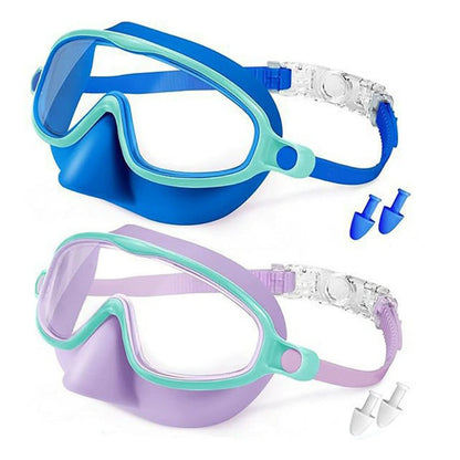 🔥Hot Sale-HD children's large frame waterproof and anti-fog swimming goggles
