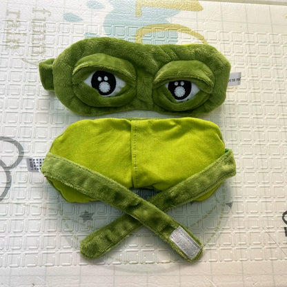 🐸 3D Cute Frog Sleep Mask