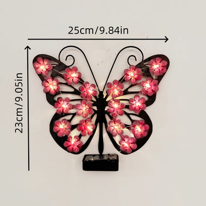🦋 Solar Butterfly Garden Light