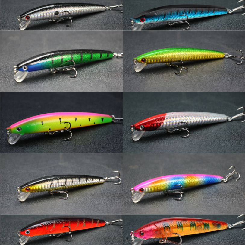 10cm/9g Floating Minnow Fishing Lure（10PCS）