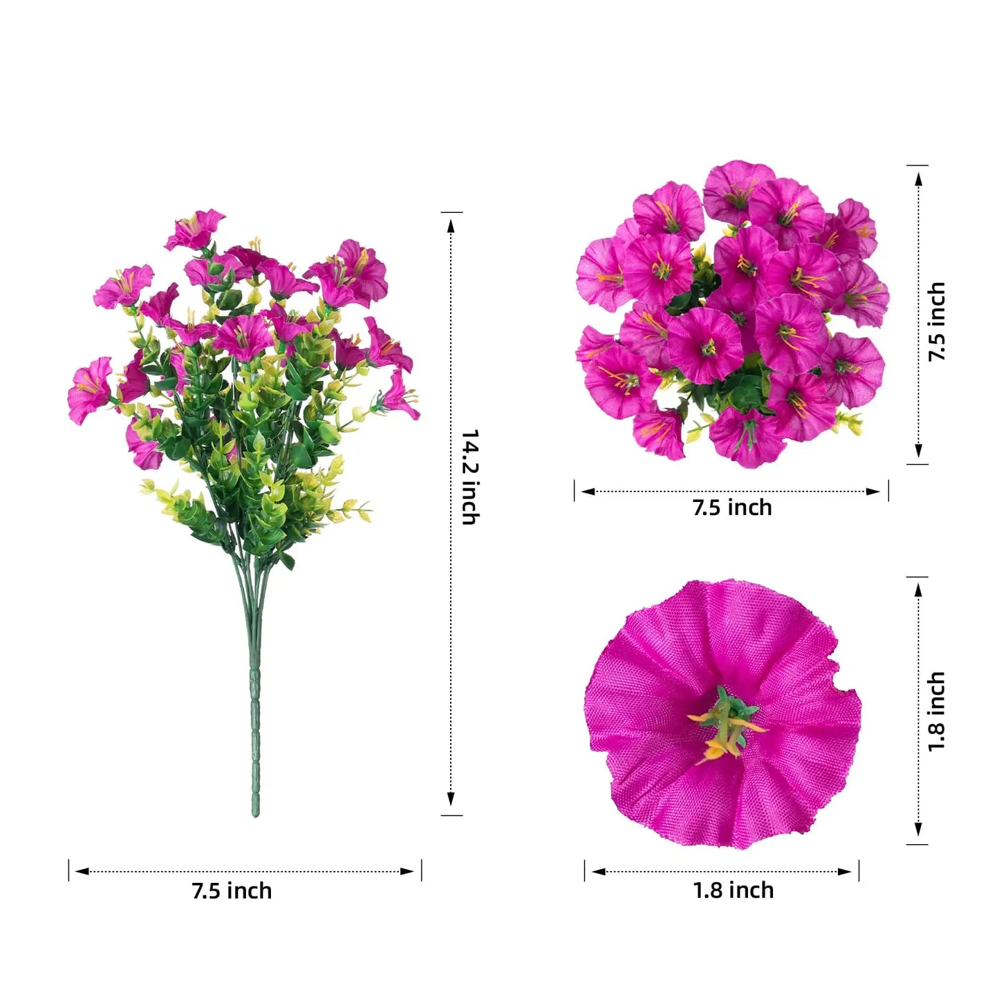 🔥Last Day 49% OFF🔥UV Resistant Artificial Petunias Flowers